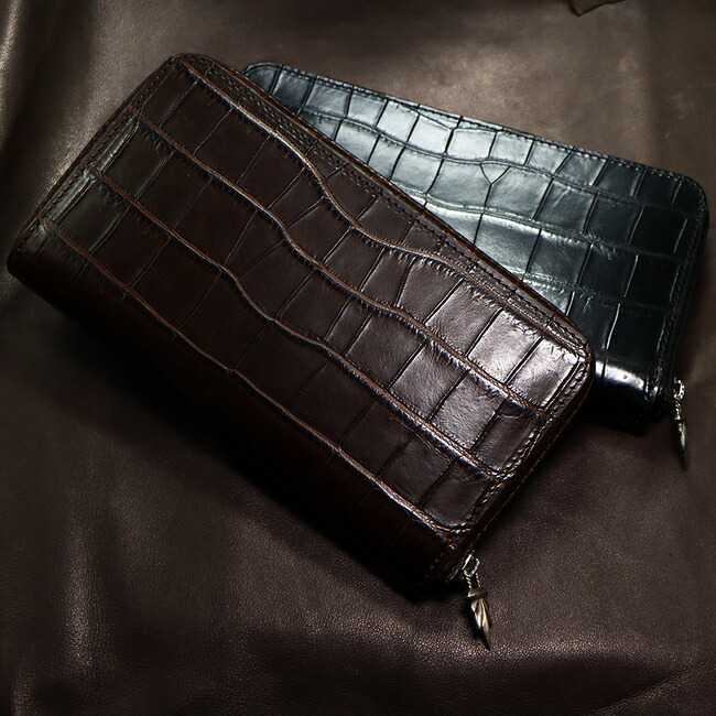 TADY&KING レザーウォレット 革チェーン付き レザーウォレット メンズ 虎 タイガー 浮彫り 長財布 本革 馬革