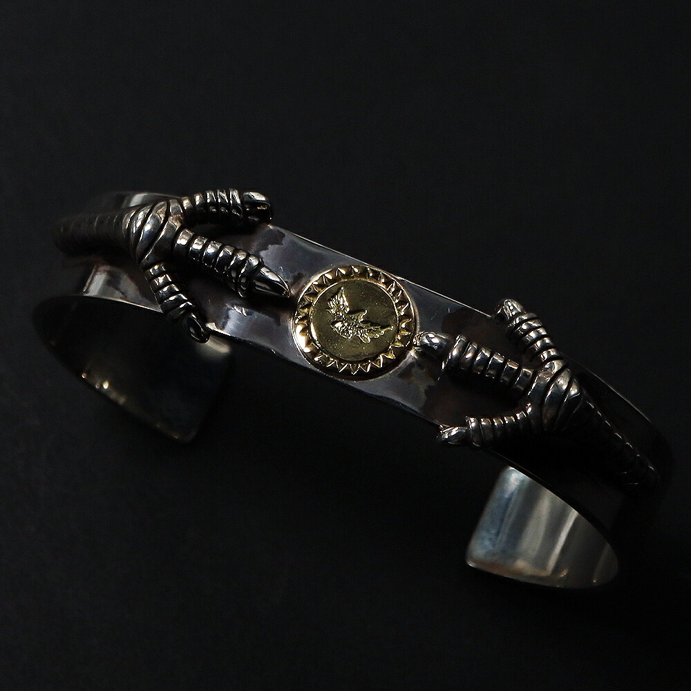 楽天市場】TADY&KING タディアンドキング 銀爪 平打ちバングルGP 金