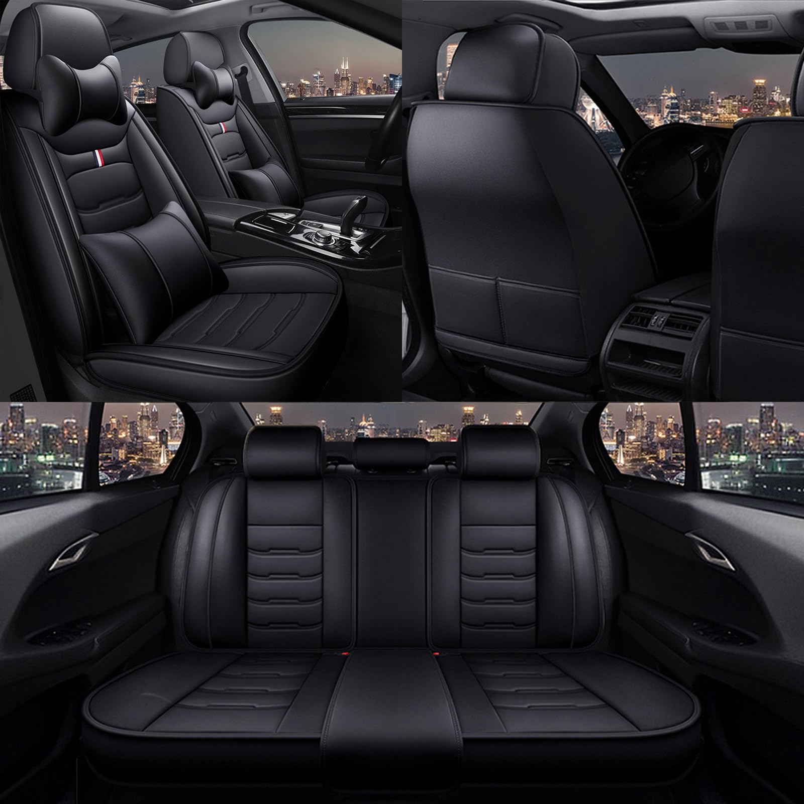 トヨタ プリウス 50系 Prius ZVW50/ZVW51/ZVW55型 H27.12-現行 に適用車用シートカバー 5席セット 高級レザータイプ 防水防汚 滑り止め｜リソルヴマート
