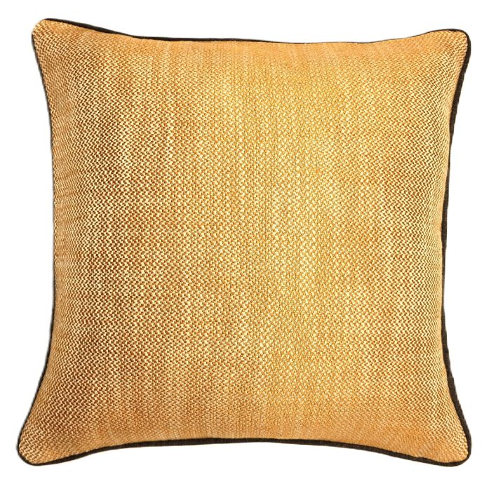CUSHION0017 CHIASSO/チアッソ 座布団 座布団押しかぶせる 45×45糎 インポート織り地 連合王国 無地 ベージュ オレンジ色 パイピング 分かりやすい 今めかしい 御前上等 御前上等 Resource Decor 資源デ電話を掛ける
