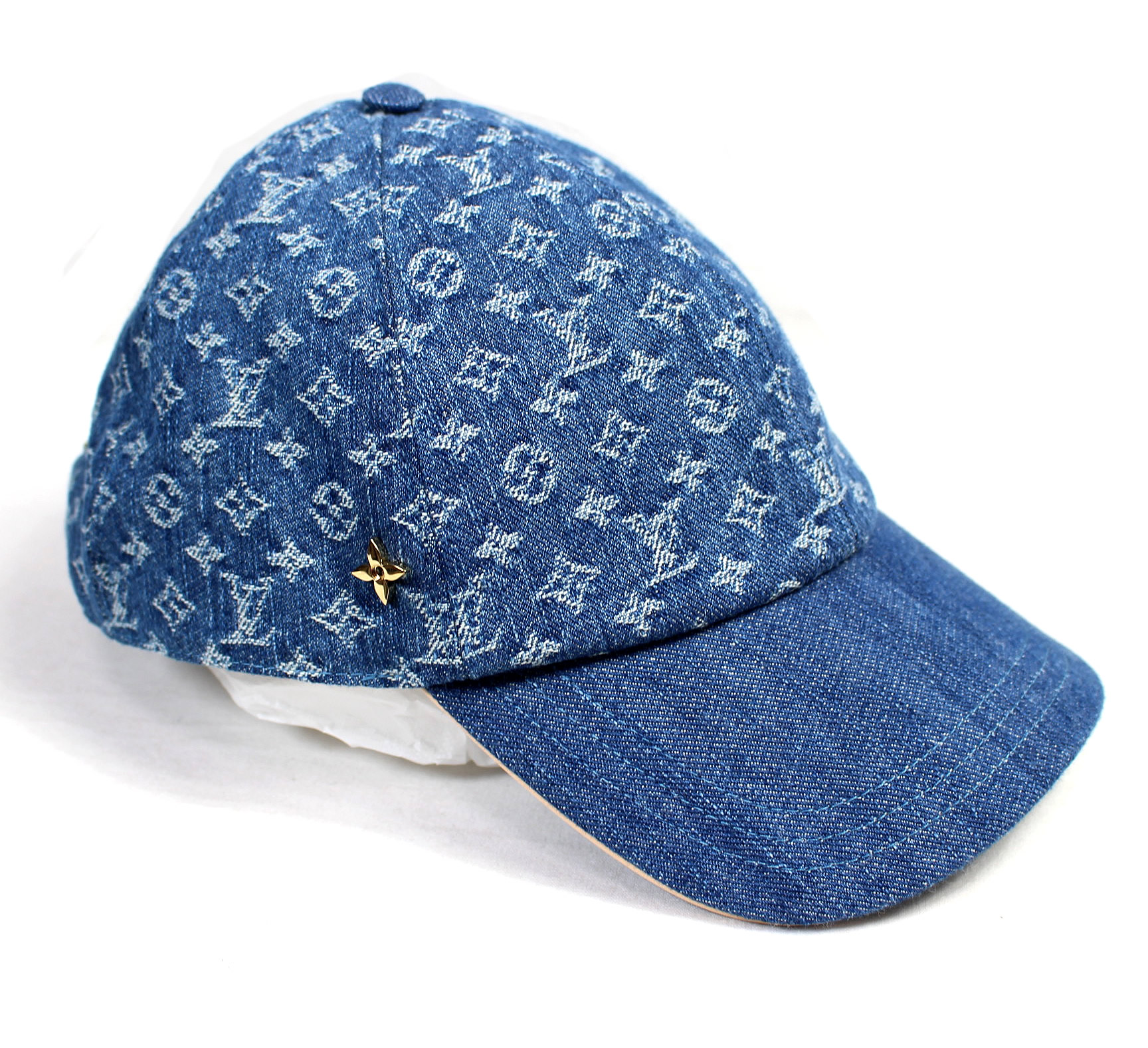 ヴィンテージな味わい【LV】モノグラム キャップ デニム 楽天市場】【新品同様】LOUIS VUITTON ルイヴィトン キャップ