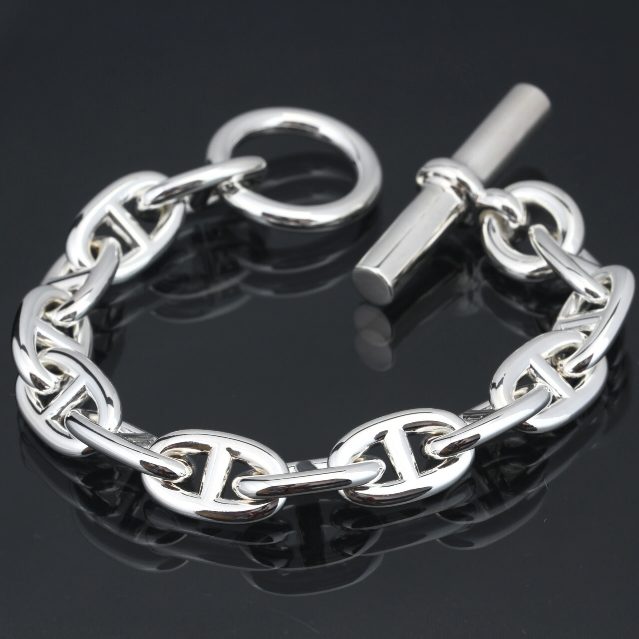 楽天市場】エルメス シェーヌ ダンクル ブレスレット MM 全長