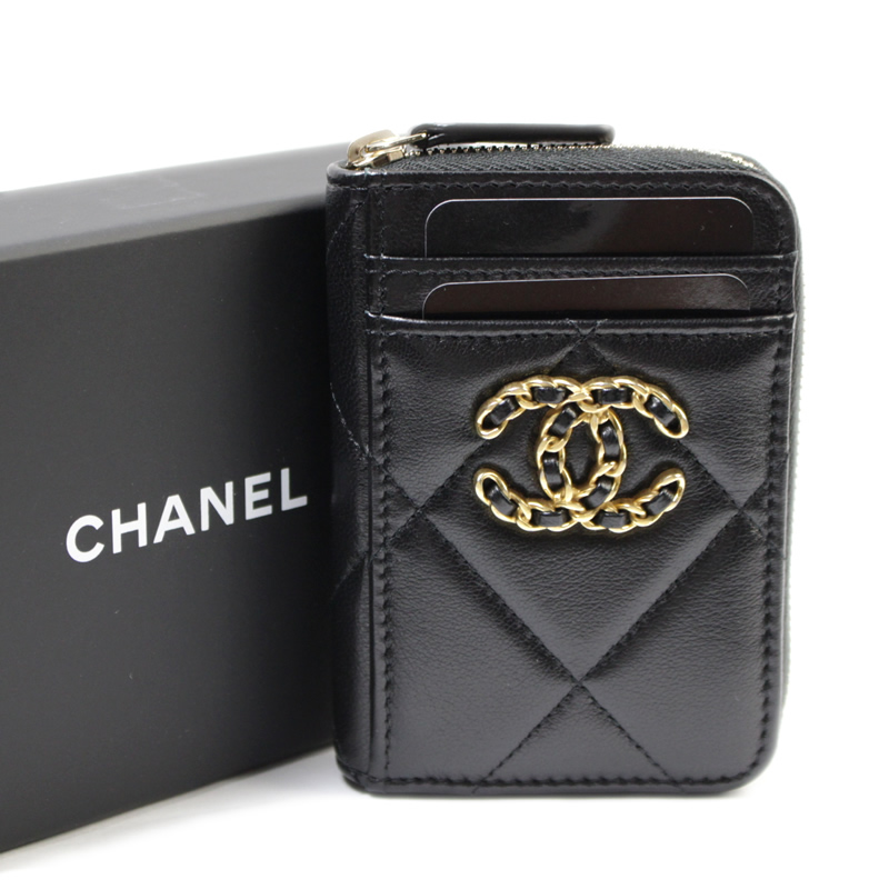 新登場 美品 シャネル CHANEL 財布 コインケース カードケース 19