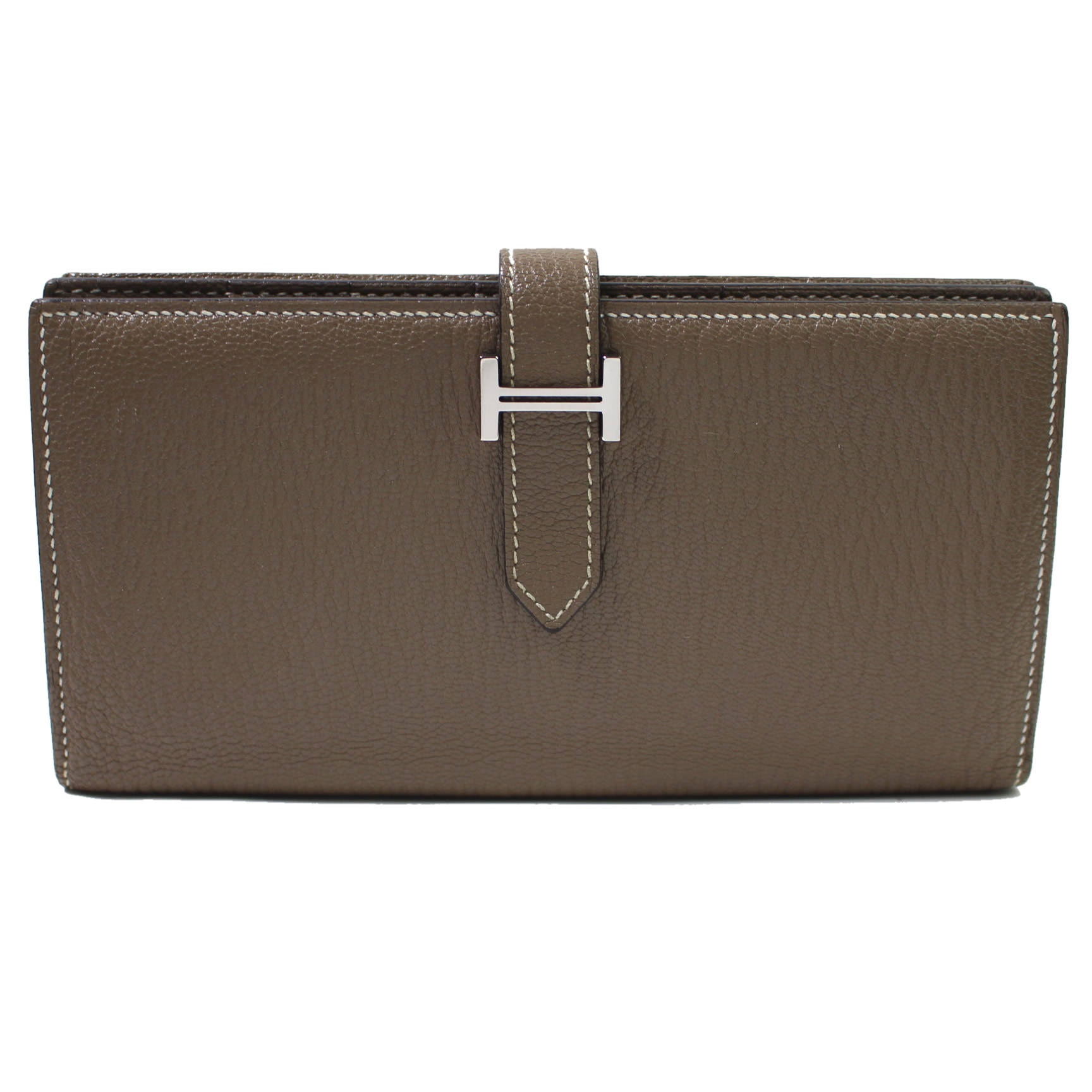 新品本物 美品 HERMES エルメス ベアンスフレ 長財布 シェーブル