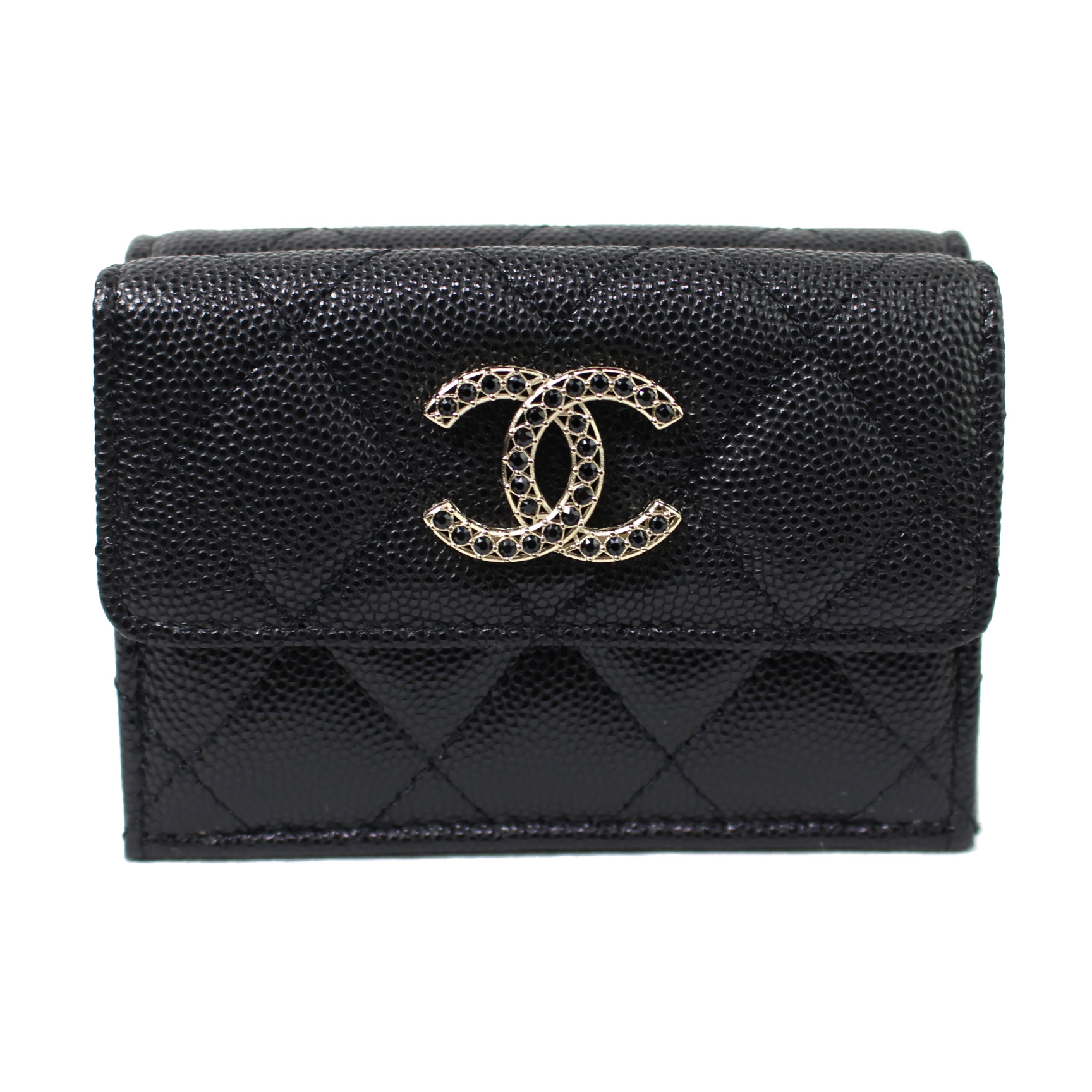 最終値下げ CHANEL 三つ折り　財布 楽天市場】シャネル CHANEL 三つ折り財布 マトラッセ ブラック
