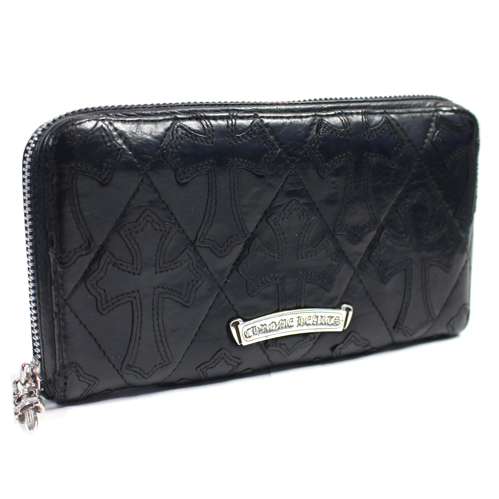 楽天市場】クロムハーツ ウォレット REC F ジップ・セメタリー・クロス