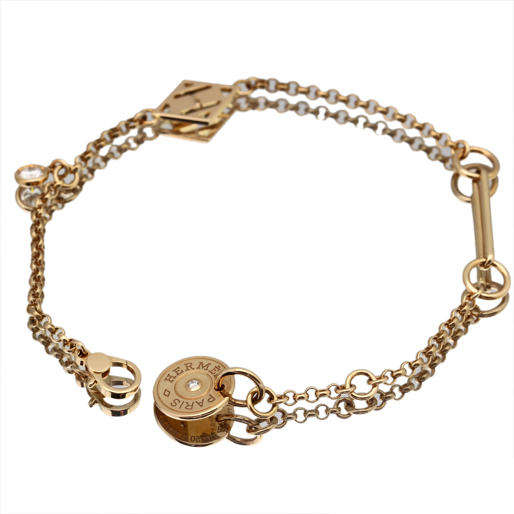 ❤お得なお品❤エナメルブレスレット ユニ ベージュｘシルバー金具 エルメス HERMES エナメルブレスレット 《ユニ》 – GINZA SATAKE