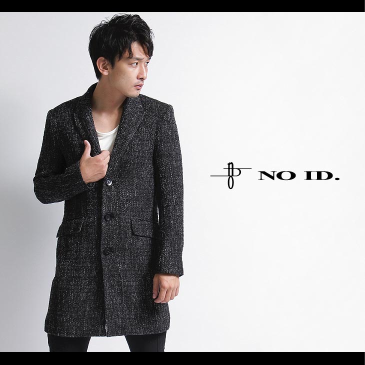 【楽天市場】【NO ID.(ノーアイディー)】MIXツイードチェスターコート：CAMBIO
