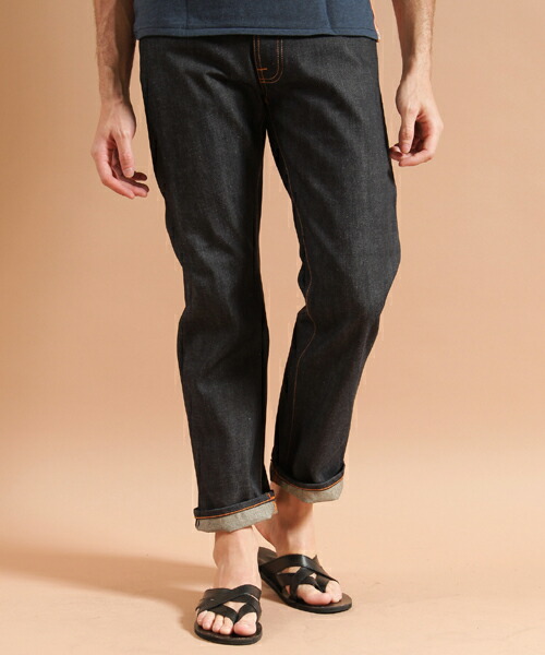 nudie loose leif dry selvage