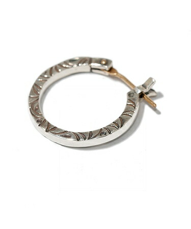 【VIVIFY(ビビファイ)】【予約販売ご注文から1ヶ月後出荷】K18goldpost SideArabesque Hoop Pierce ピアス(VFP-261)
