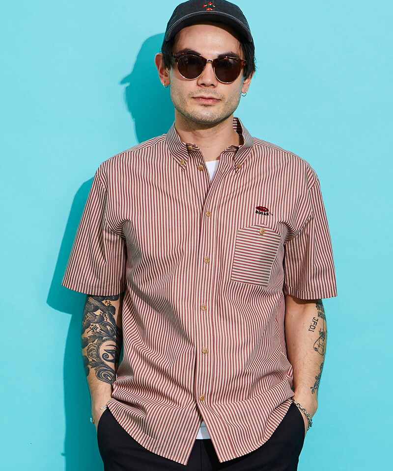 大注目 Rotar ローター 予約販売5月下旬 6月上旬入荷 Lip Stripe B D Shirt シャツ Rt Cambio 最適な価格 Directsenegal Com