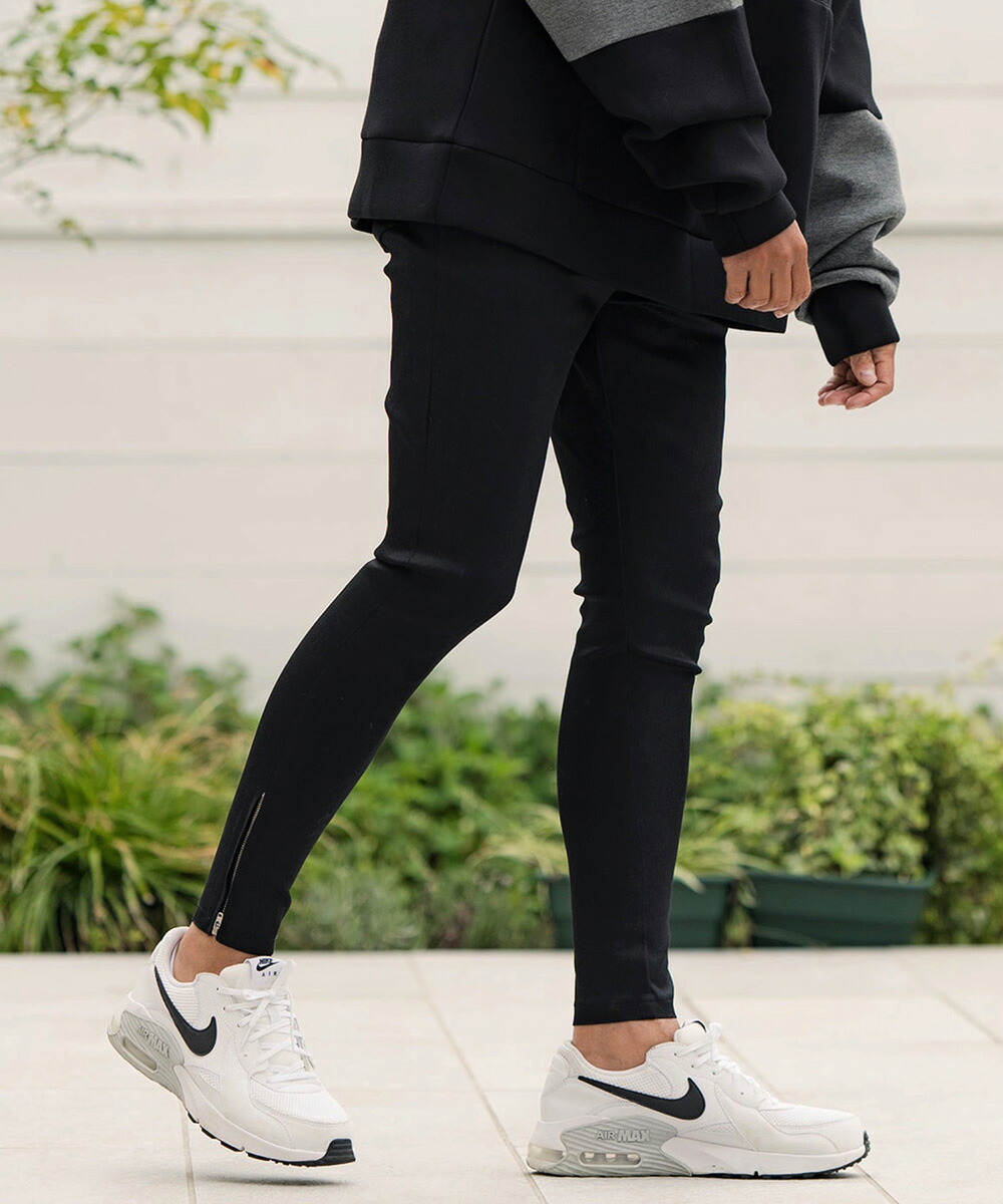 Cambio カンビオ 押えるセールス8御月様中旬 下旬入荷 Coating Stretch Denim Tapered Skinny Pants スキニーショーツ Cambio カンビオ Klubwino Pl