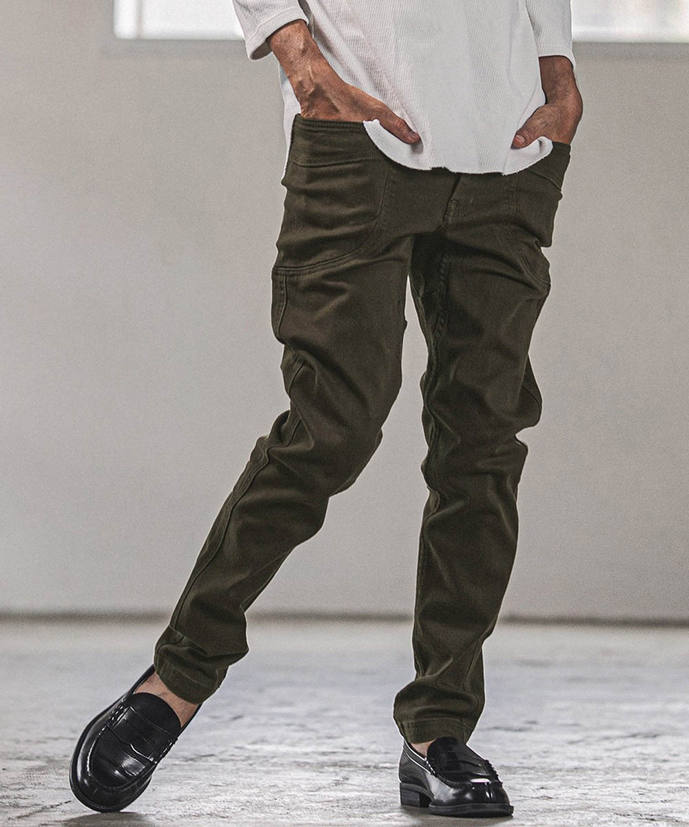 楽天市場】【CAMBIO(カンビオ)】Back Brushed Stretch Nylon Cargo Easy Pants イージーパンツ( CAM21AW-026 ) : CAMBIO