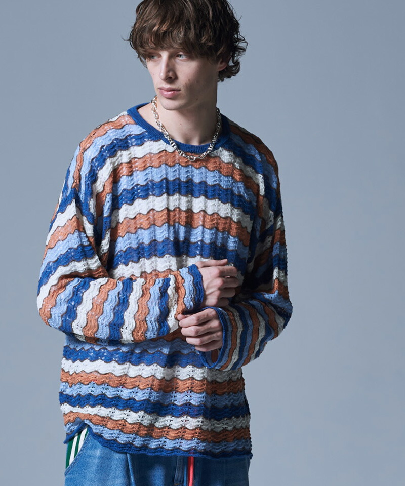 glamb Heavy waffle China knit サイズL グラム 楽天市場】【glamb(グラム)】Heavy waffle China knitヘビー