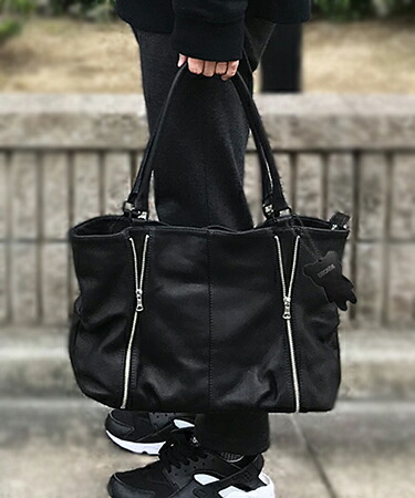 【DECADE(ディケイド)】【予約販売4月下旬～5月上旬入荷】Oiled Cow Leather Tote Bag トートバッグ(DCD-01028)
