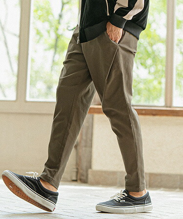 楽天市場】【CAMBIO(カンビオ)】バックリブダックサルエルテーパード