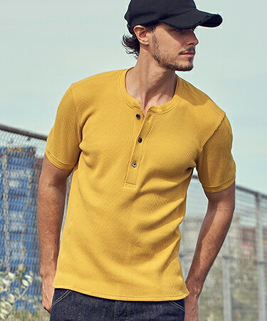【wjk】 waffle henley ヘンリーネックカットソー(7974 wf17d)｜CAMBIO
