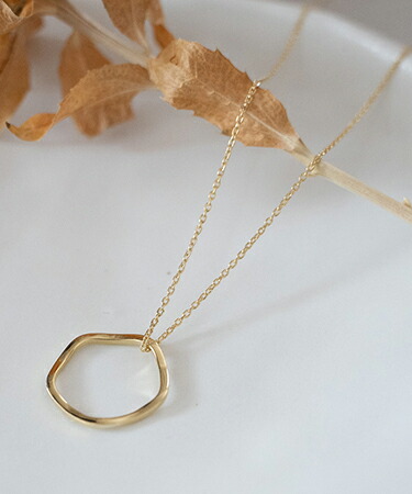 【SENTI(センティ)】【予約販売ご注文から1ヶ月後出荷】 RING NECKLACE WAVE GD リングネックレス(4079)｜CAMBIO