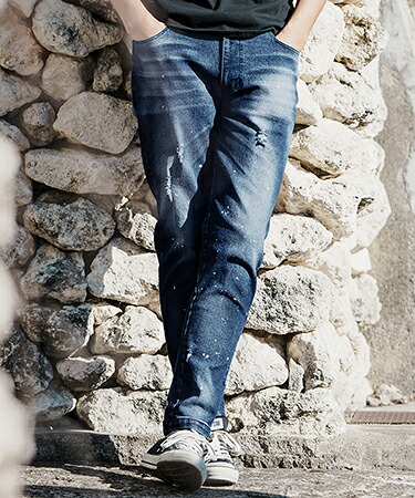 【felkod(フィルコッド)】 Distressed Stretch Skinny Denim Pants デニムパンツ(F24N180)｜CAMBIO