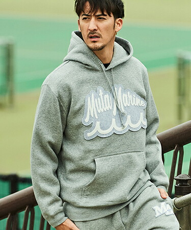 楽天市場】muta MARINE ムータ マリン パーカー メンズ モールスムース