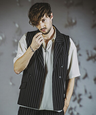 ベスト mcg3176-オープンワークニットベスト NO ID.（ノーアイディ）の「mcg3176-ｵｰﾌﾟﾝﾜｰｸﾆｯﾄﾍﾞｽﾄ（ベスト）」 - WEAR