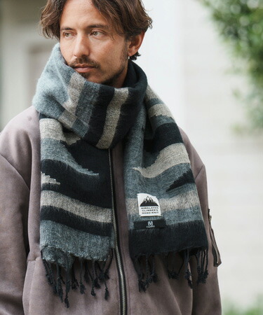 【CAMBIO(カンビオ)】【HIMALAYAN CLIMBERS HAND-KNIT】シェルパストール マフラー(CAHCK-F83)｜CAMBIO