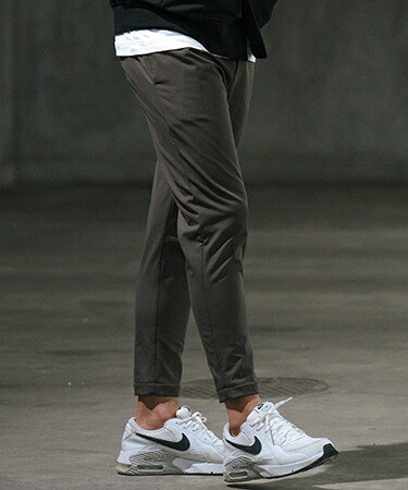 【wjk reluxe】back fleece bonding stretch nylon pants ナイロンパンツ(WR-242-1-022)|CAMBIO