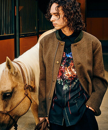 【glamb(グラム)】Melton Napoleon Blouson メルトンナポレオンブルゾン(GB0424-JKT01)｜CAMBIO