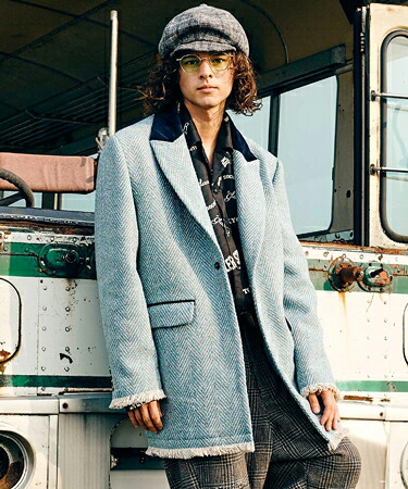 【glamb(グラム)】Cut Off Chester Coat カットオフチェスターコート(GB0424-JKT08)|CAMBIO