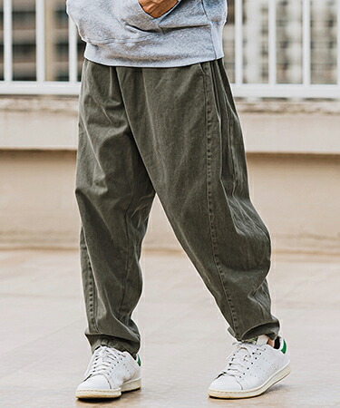 【CAMBIO(カンビオ)】Natural Age Wide Balloon KATSURAGI Pants ワイドバルーンパンツ(A35524cmb)|CAMBIO