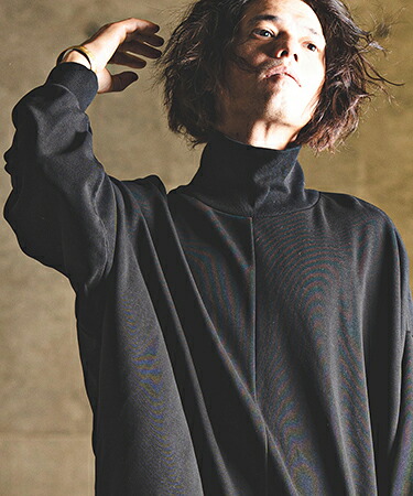 【GLIMCLAP(グリムクラップ)】 Loose neck oversized sweatshirt スウェット(17-171-gla-ce)|CAMBIO