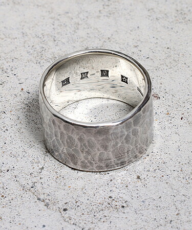 【VIVIFY(ビビファイ)】【予約販売ご注文から1ヶ月後出荷】 Back Hallmarks Ring- Hammered finish -12mm ハンマードリング(VFR-182)｜CAMBIO 21,087円