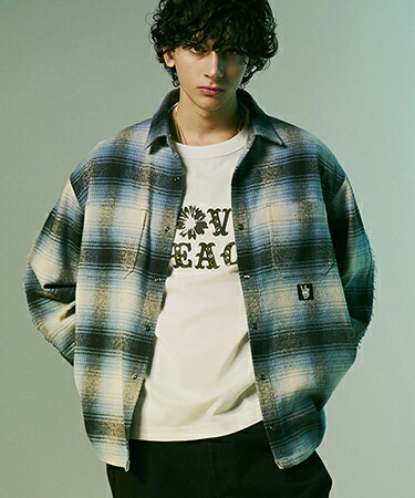 【roarguns(ロアーガンズ)】C-SILK CHECK SH シャツ(25FGS-02)|CAMBIO