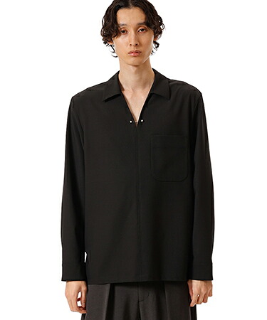 【ATTACHMENT(アタッチメント)】PE-RY STRETCH TROPICAL SKIPPER L-S SHIRT プルオーバーシャツ(AS52-056)|CAMBIO