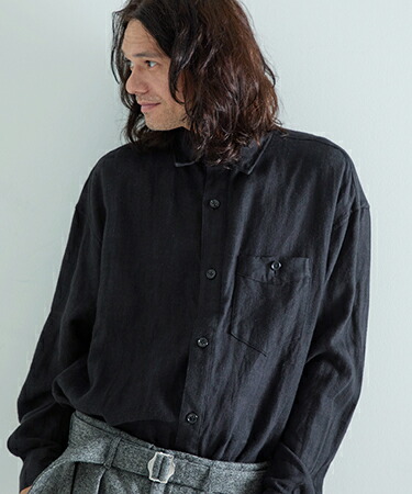 【EGO TRIPPING(エゴトリッピング)】Brushlinen リネンシャツ(616504)｜CAMBIO