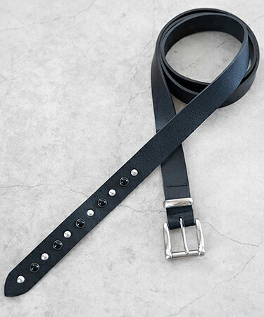 【SENTI(センティ)】【予約販売ご注文から1ヶ月後出荷】 L-STUDS LONGBELT - スタッズロングベルト(ライン)(2045)|CAMBIO