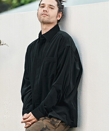 【CAMBIO(カンビオ)】Fly Front Corduroy Shirts コーデュロイシャツ(A51625cmb)|CAMBIO