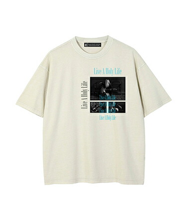 【A Good Bad Influence(ア グッド バッド インフルエンス)】【予約販売4月中旬～下旬入荷】LIVETHEHOLYLIFE TEE Tシャツ(AGBI-26SS-T10)
