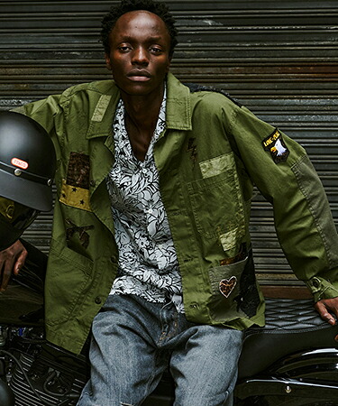 【roarguns(ロアーガンズ)】PATCH WORK JACKET パッチワークジャケット(26SGB-05)｜CAMBIO