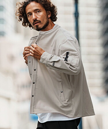 【felkod(フィルコッド)】Elegant Military MA-1 Shirts シャツ(F25F160)｜CAMBIO