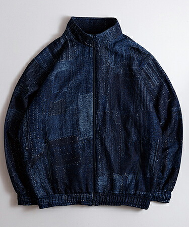 【FDMTL(ファンダメンタル)】BORO TRACK JACKET RINSE トラックジャケット(FA26JK17R)|CAMBIO