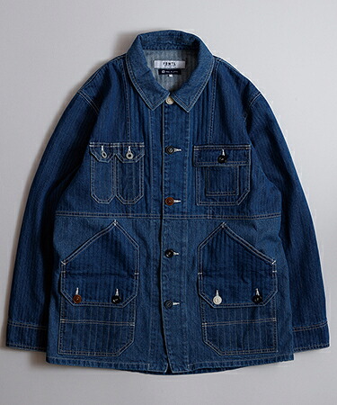 FDMTL ファンダメンタル　カバーオール FDMTL ファンダメンタル COVERALL JACKET 3YR WASH
