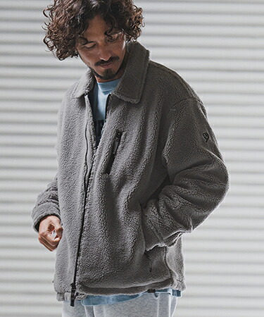 【1minute 1second(ワンミニットワンセカンド)】boa zip blouson with heart patch ボアジップブルゾン(1M25F100)|CAMBIO