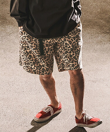 【WONDER WALL MOTEL(ワンダーウォールモーテル)】REOPARD SHORTS ショートパンツ(26SSPT007)｜CAMBIO 12,936円