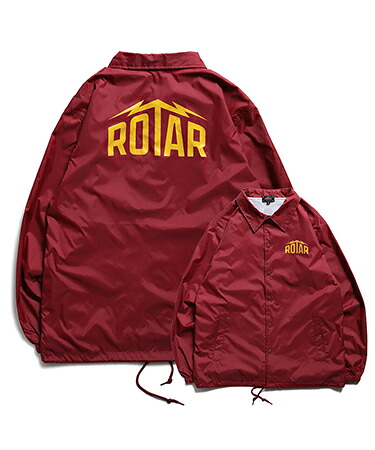 【一部サイズカラー予約販売5月上旬~中旬入荷】【ROTAR(ローター)】 ROTAR Lightning LOGO coach JKT コーチジャケット(rt2562201)