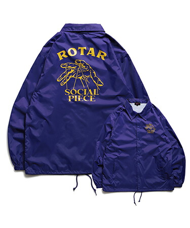 【一部サイズカラー予約販売4月下旬～5月上旬入荷】【ROTAR(ローター)】SOCIAL PIECE coach JKT コーチジャケット(rt2562202)