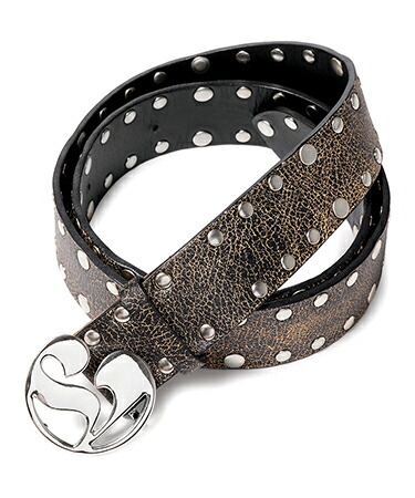 【LIBRIO MENDONCA(リブリオメンドンサ)】【予約販売8月上旬～中旬入荷】STUDS -L- BELT ベルト(LM-26ss-1236B)