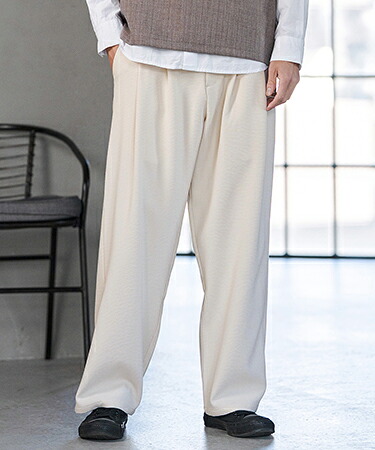 【CAMBIO(カンビオ)】Super Stretch Wide Straight Pants ワイドストレートパンツ(S66426cmb)｜CAMBIO