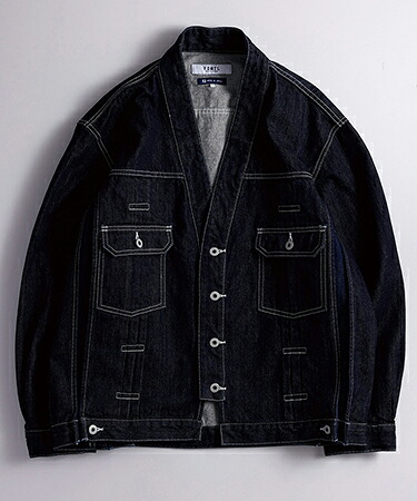 【FDMTL(ファンダメンタル)】【予約販売8月中旬～下旬入荷】 FLARE DENIM JACKET RINSE デニムジャケット(FA26JK45R)｜CAMBIO