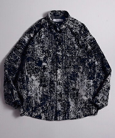 【FDMTL(ファンダメンタル)】【予約販売8月中旬～下旬入荷】 FLOCK BORO KYTE SHIRT RINSE フロックシャツ(FA26SH44FR)